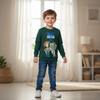 ML Toy Story Dark Green Terry Sweatshirt 10077