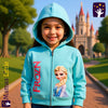 ML Elsa Sky Fleece Zipper Hoodie 9656