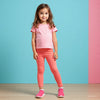 LEE Stretch Coral pink Legging 13709