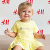 HM Plain Yellow Frock 7531