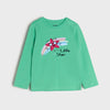 Sin Say Rainbow Star Green Full Sleeves Shirt 13699