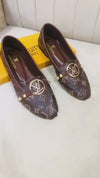 Women's Brown Louis Vuitton Monogram Loafers Providing Elegant Style With Premium Quality