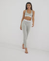 CK Grey Breathable Cotton Legging and Bralette Gymwear Pair W169 B