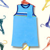 LEE Sky chest printed Sleeveless Romper Bodysuit 13541