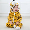 Tiger Costume Mustard Quilted Romper Onesie Suit #12453