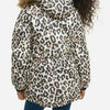 Leopard Girls Attitude Perka Jacket With Fur Inside 12492