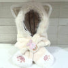 Rabbit Ear Flapper Neck Fur Winter Cap 2764