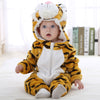 Tiger Costume Mustard Quilted Romper Onesie Suit #12453