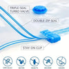 Vacuum Storage Bags Set Of 5 With Hand Pump Space Saver Compression Bags For Clothes Bedding And Travel