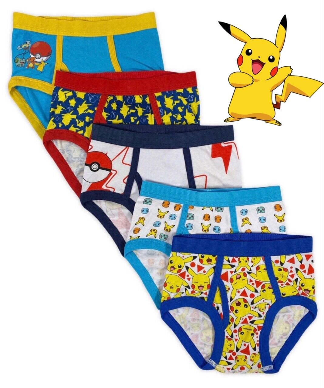 Pokemon Pack of 5 Underwear 12219 – MamasLittle