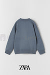 ZR Silver Blue Hollywood Fleece Sweatshirt 11201