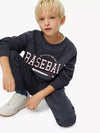 MN Baseball Grey Sweatshirt 10910