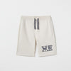SFR Waves Take you Off White Terry Shorts 12056