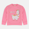 ML No Drama LLama Pink Sweatshirt 6049