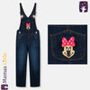 ML Minnie Mouse Mid Blue Pant style Dungaree 9556