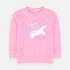 ML Happy Unicorn Pink Terry Sweatshirt 8899