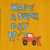 ML Have a Super Day Yellow Terry Sweatshirt 8824