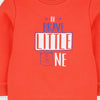ML Be Brave Little One Orange Terry Sweatshirt 9215