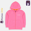 ML Unicorns are Real Pink Fleece Zipper Hoodie 9844
