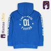 ML Super Kid Royal Blue Fleece Zipper Hoodie 9842