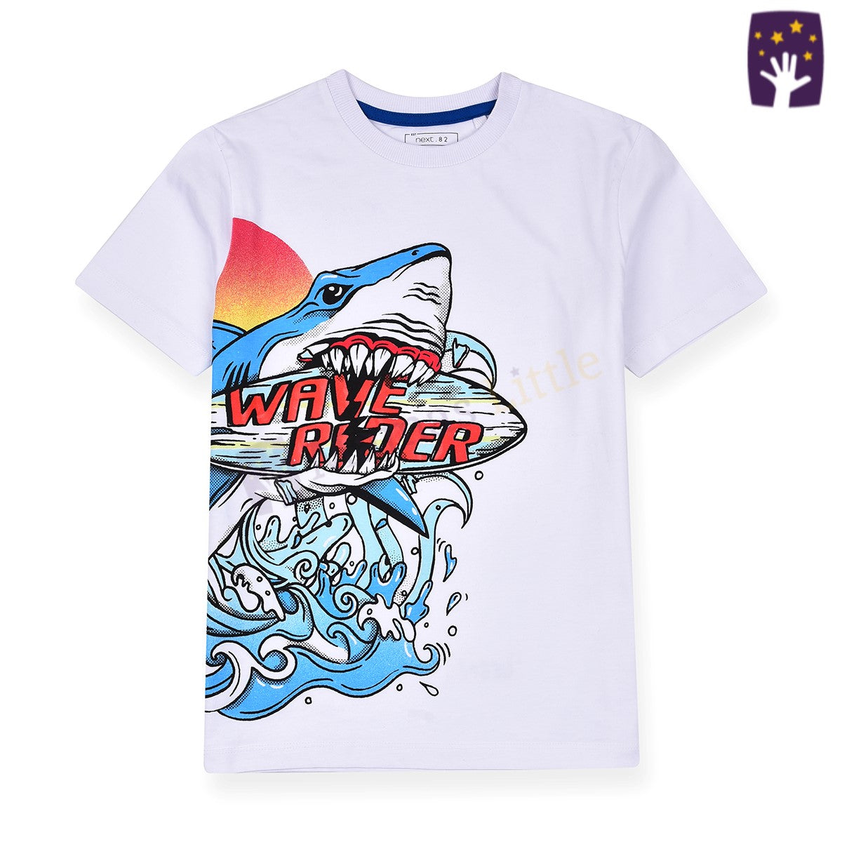 NXT Shark Wave Rider White Shirt 10229 – MamasLittle