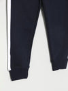 LFT Dark Grey Side Stripe Soft Brushed Fleece Trouser 9792