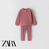 ZR Pink Waffle Texture Rib Hanley Style All Weather Tracksuit 11382