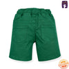 ML Cord Waist Green Cotton Shorts 10612