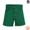 ML Green Cotton Shorts 10617