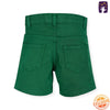 ML Green Cotton Shorts 10617
