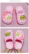 Happy Dinosaurs Pink Antislip Clogs Slippers 4905