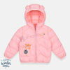 Lets Shower Bear Pink Puffer Jacket 11020