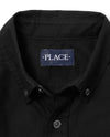 PLCE Black Oxford Button Down Full Sleeves Shirt 7372
