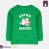 ML Super Heroes Green Terry Sweatshirt 9544