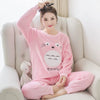 Women Totoro Pink Comfy Butter Fur Loungewear Set W138