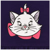 ML Cat Face Front Pocket Purple Frock 8739