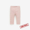 ZR Texture Pink and Offwhite Stripes Front Button winter Trouser 5855