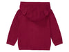LPU Magenta Hooded Organic Cotton Knitted Sweater 11586