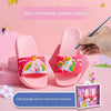 Paintable Pink Gift Box Anti Slip Slippers 4340