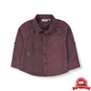 OV S FGT Red Wine Cross Casual Shirt 10574