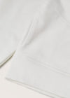 Moving White Long Sleeves Short Length Zipper Hoodie 10976