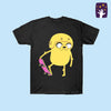 ANK Yellow Skater Black Shirt 10205
