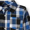 PRN Royal Blue Black Check Full Sleeves Shirt 5893