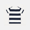 ANK Navy Blue and White Stripes Shirt 7089