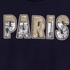 MYRAL Paris Sequin Black Full Sleeve Shirt 8746