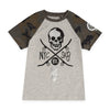 NXT Golden Skull Grey Shirt 3198