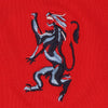 GRD Dragon Logo Multi Collar Stripe Red Polo 5072
