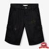 ML Black Cargo Cotton Shorts 10561