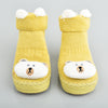 XBR Cat Brown Comfortable Socks Booties 5498