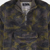 TX Studs Heavy Fur Front Pocket Zipper Sweatshirt 5584